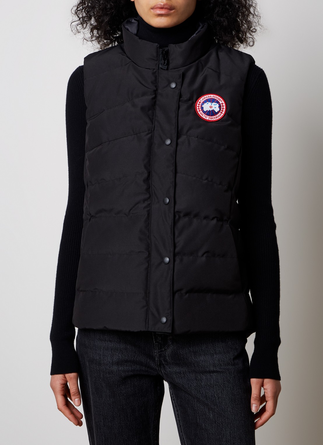 Canada Goose Freestyle gewatteerde bodywarmer met donsvulling en steekzakken - detail 4 zwart