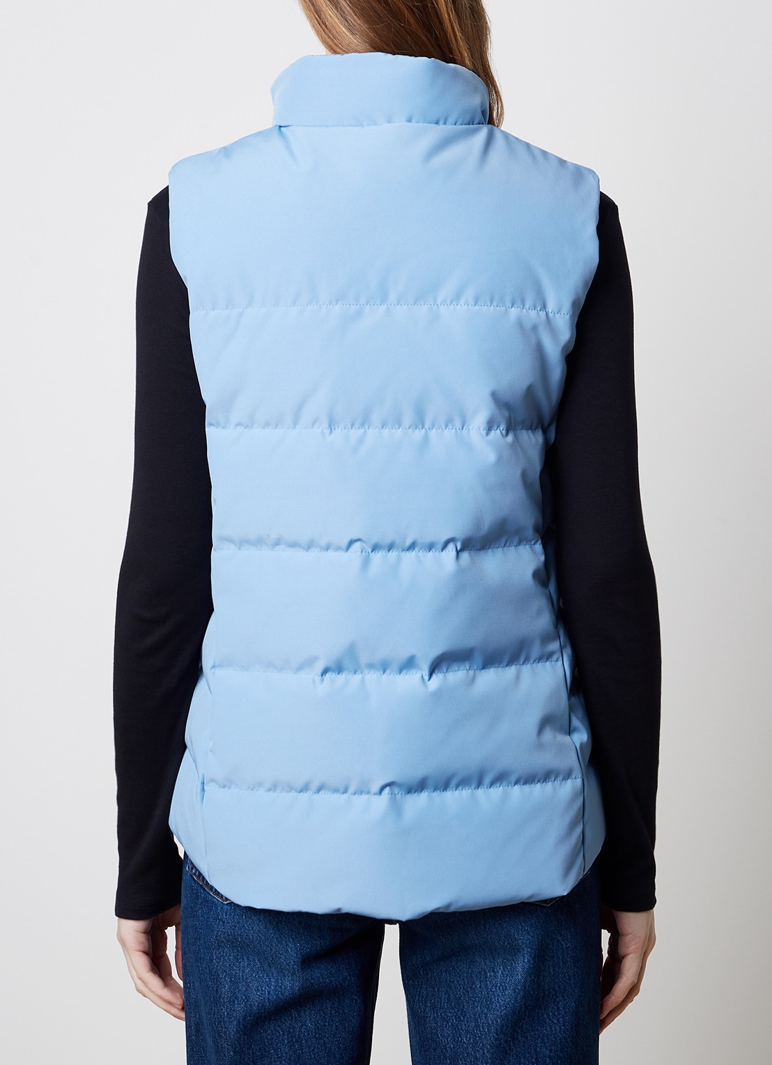 Canada Goose Freestyle gewatteerde bodywarmer met donsvulling en steekzakken - achterkant 4 staalblauw