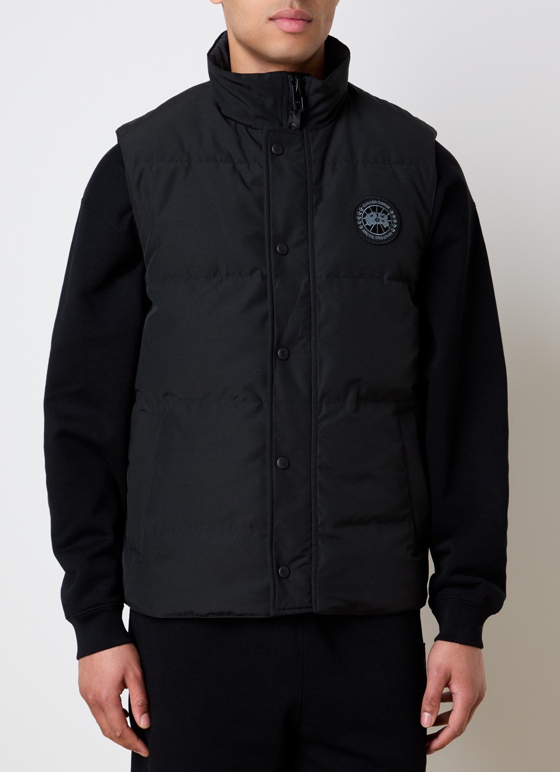 Canada Goose Garson bodywarmer met logo - detail zwart