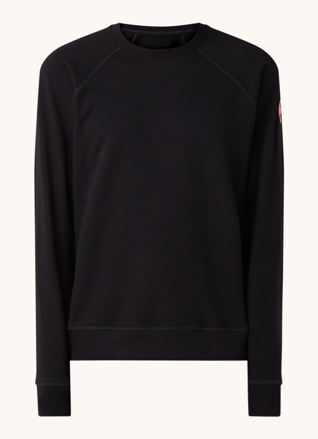 Canada Goose Huron sweater met logo - voorkant 2 zwart