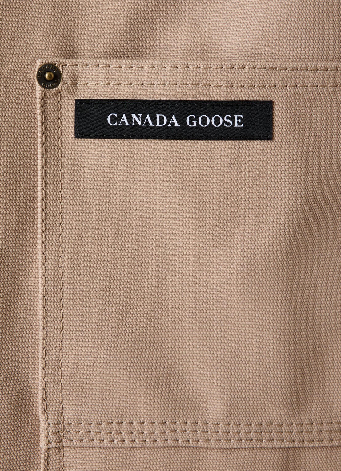 Canada Goose Jack met details van corduroy en opgestikte zakken - detail 3 camel