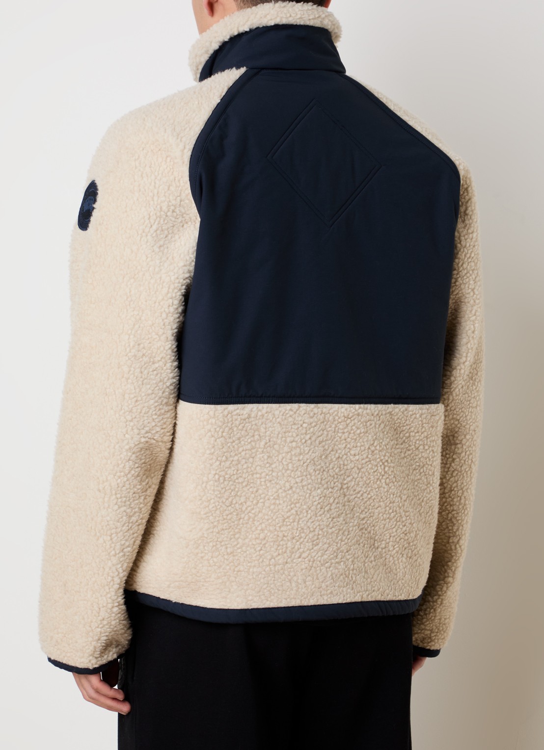 Canada Goose Jack van teddy in wolblend met steekzakken - achterkant 6 creme