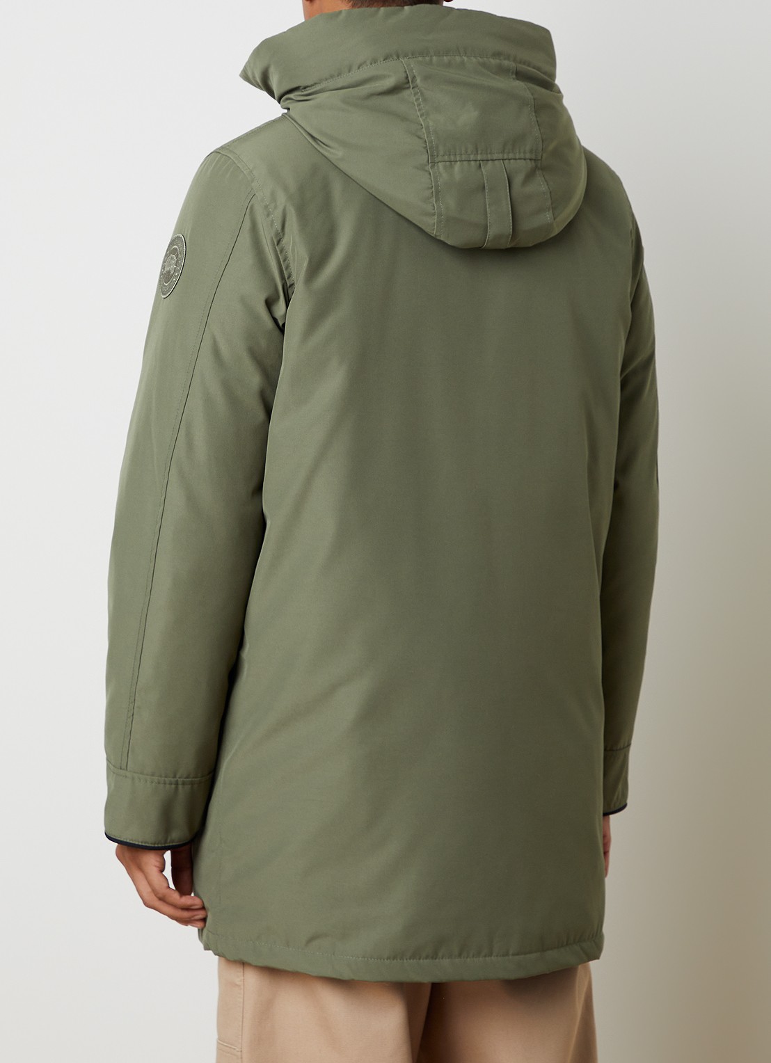 Canada Goose Langford gewatteerde parka met donsvulling - achterkant 4 mosgroen