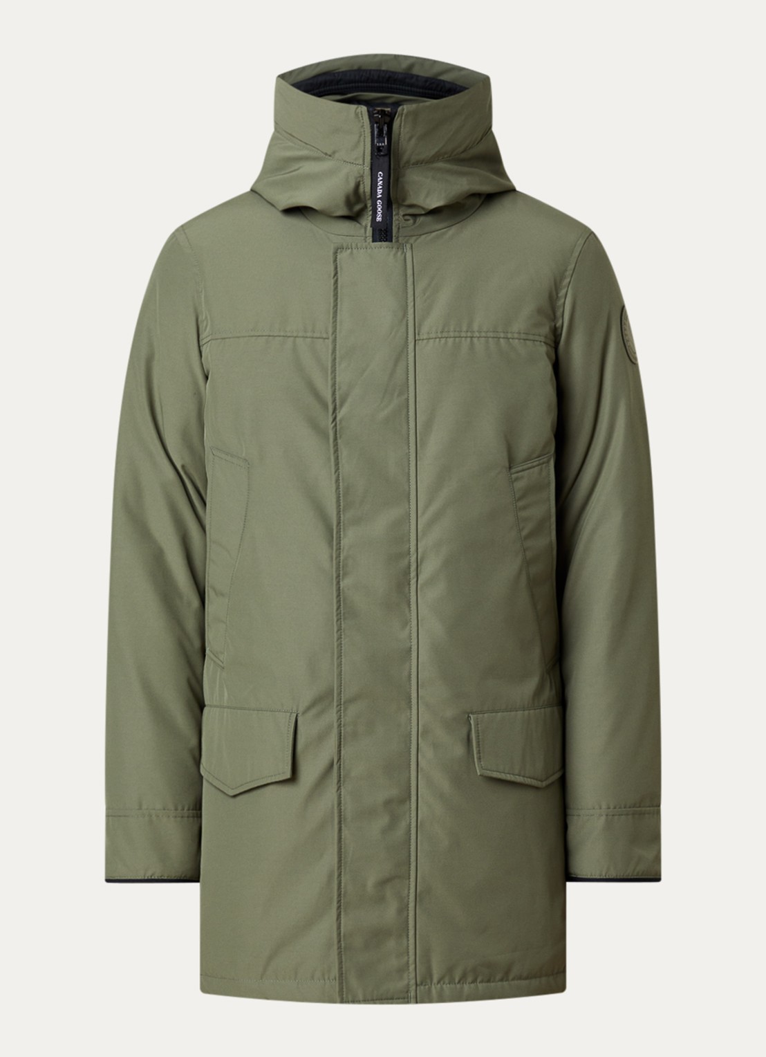 Canada Goose Langford gewatteerde parka met donsvulling - voorkant 5 mosgroen