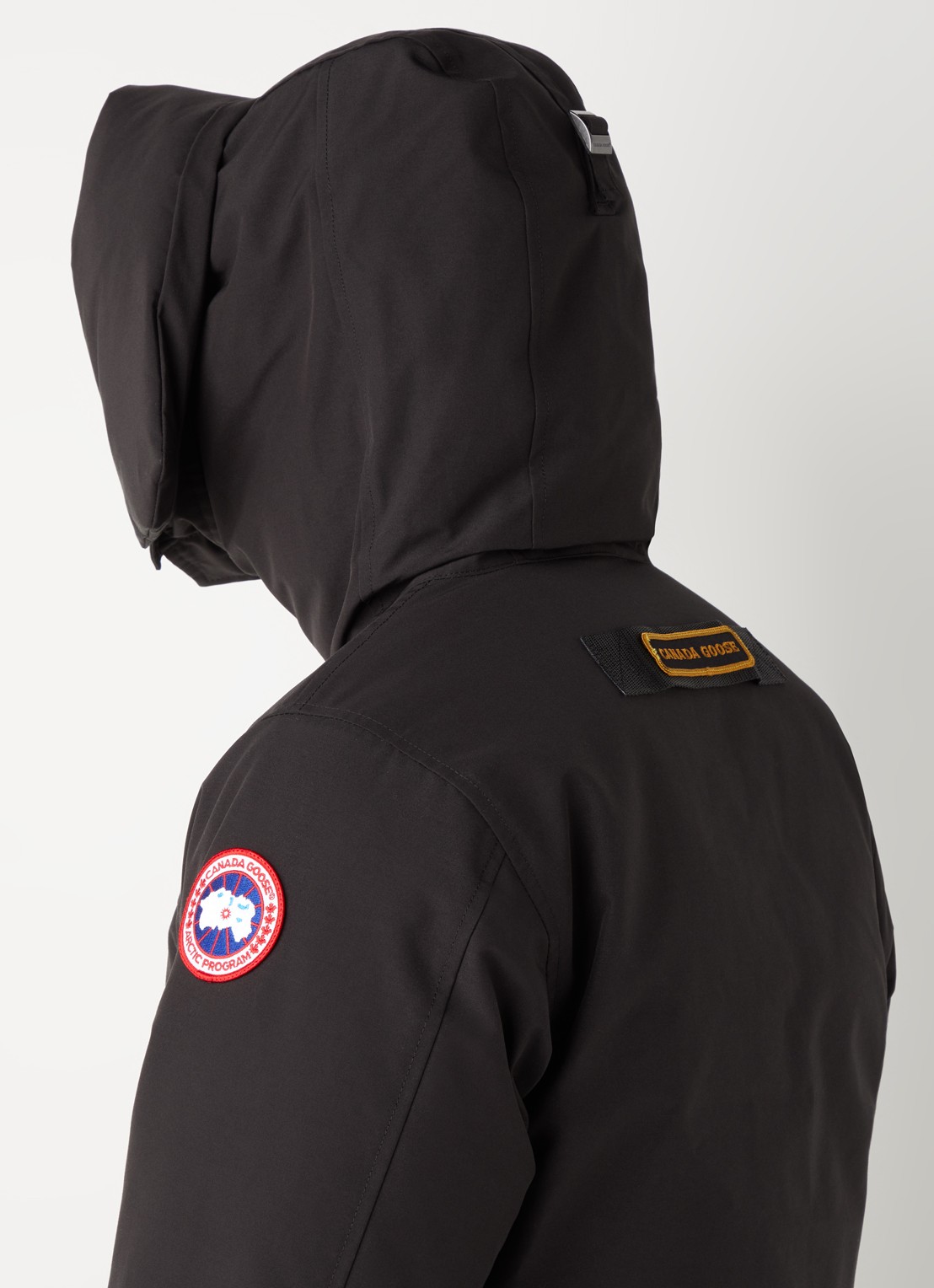 Canada Goose Langford gewatteerde parka met donsvulling - detail 2 zwart