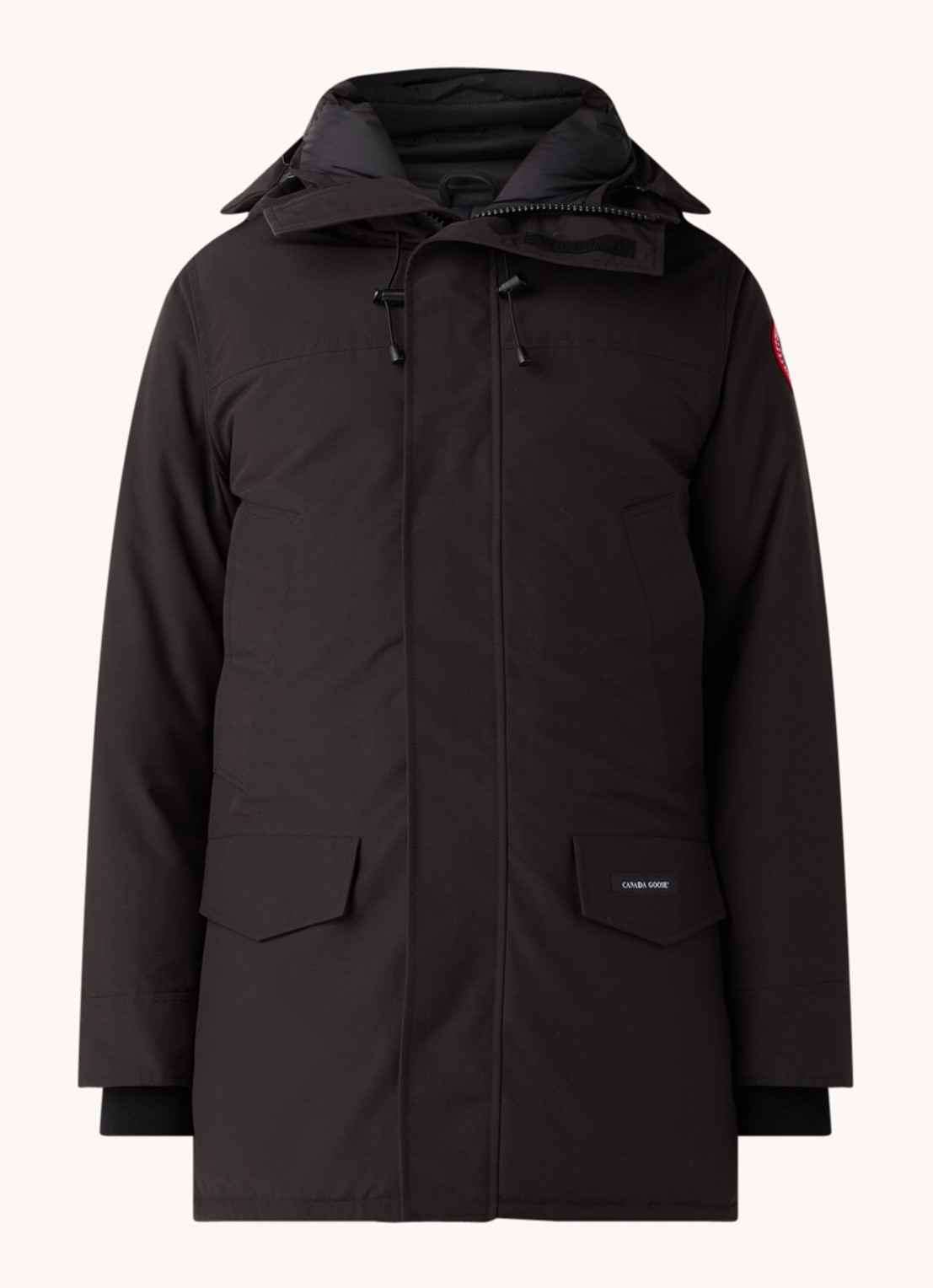Canada Goose Langford gewatteerde parka met donsvulling - voorkant 3 zwart