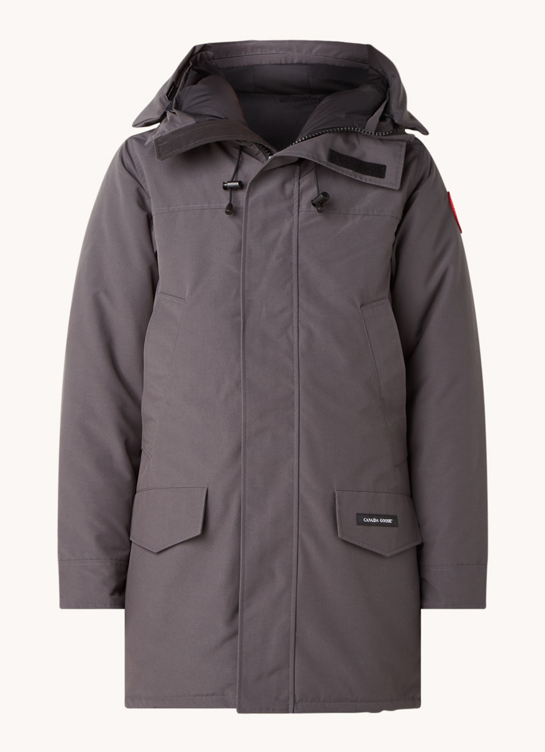 Canada Goose Langford gewatteerde parka met donsvulling - voorkant 3 antraciet