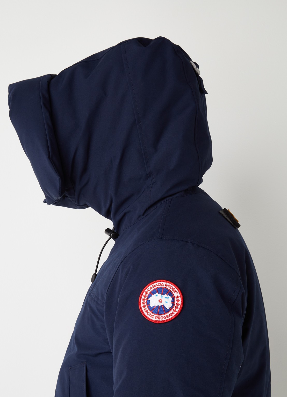 Canada Goose Langford gewatteerde parka met donsvulling - detail 5 donkerblauw