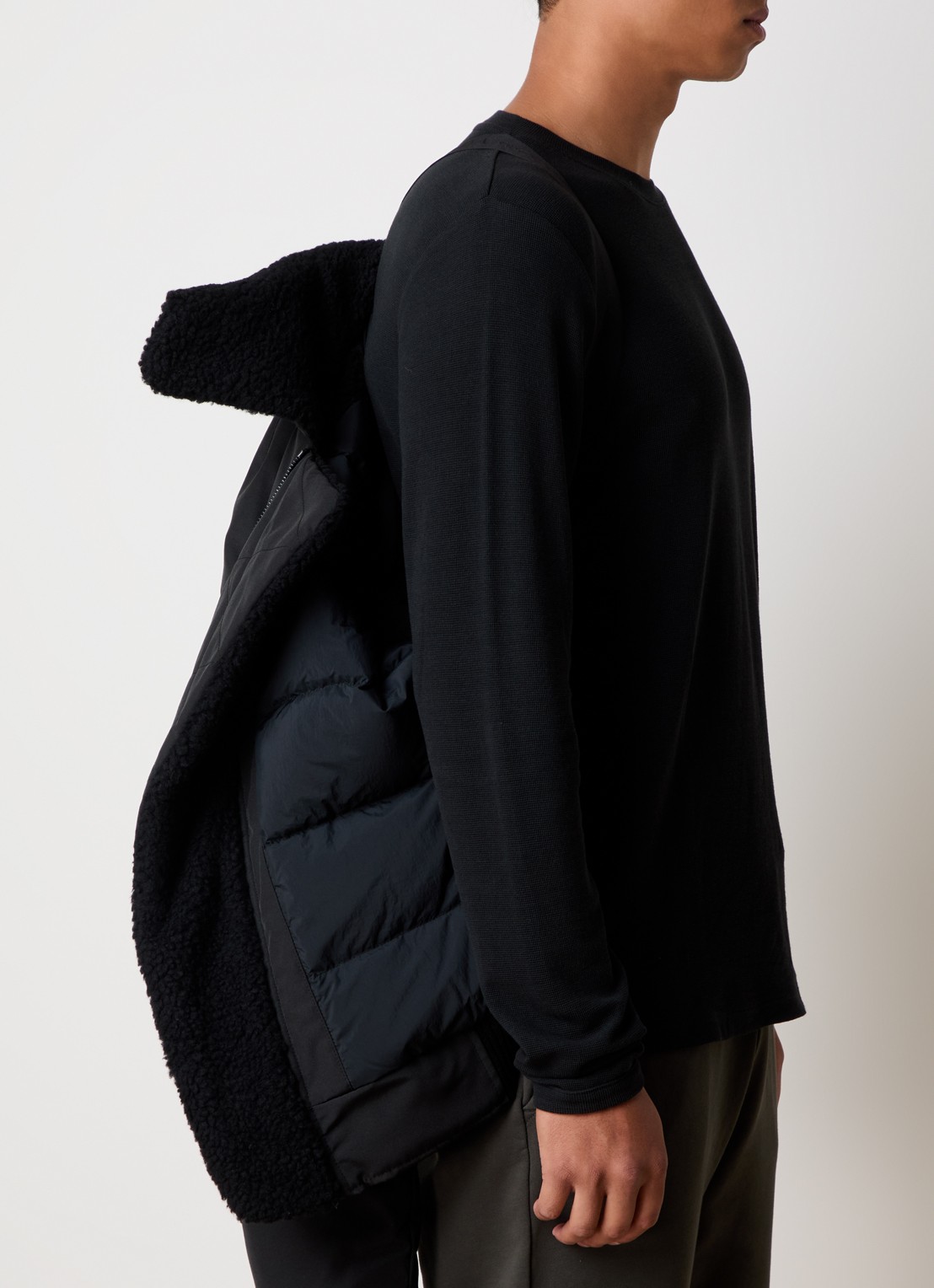 Canada Goose Langford parka met donsvulling en logo - detail 6 zwart