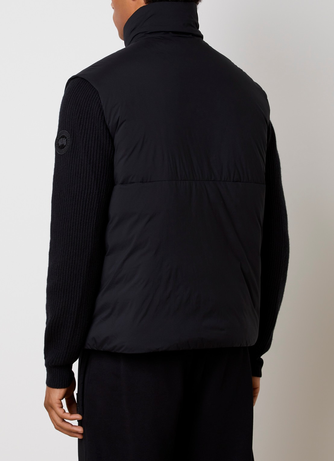 Canada Goose Lodge gewatteerde bodywarmer met ritszakken - achterkant 6 zwart