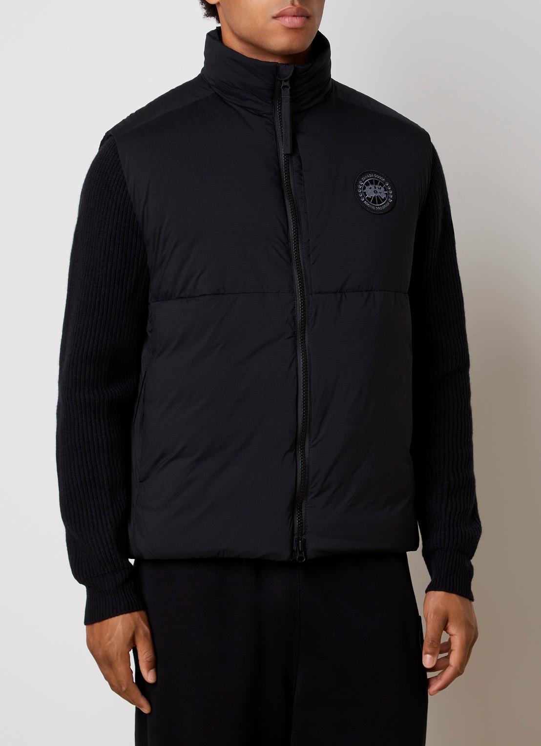Canada Goose Lodge gewatteerde bodywarmer met ritszakken - detail 3 zwart