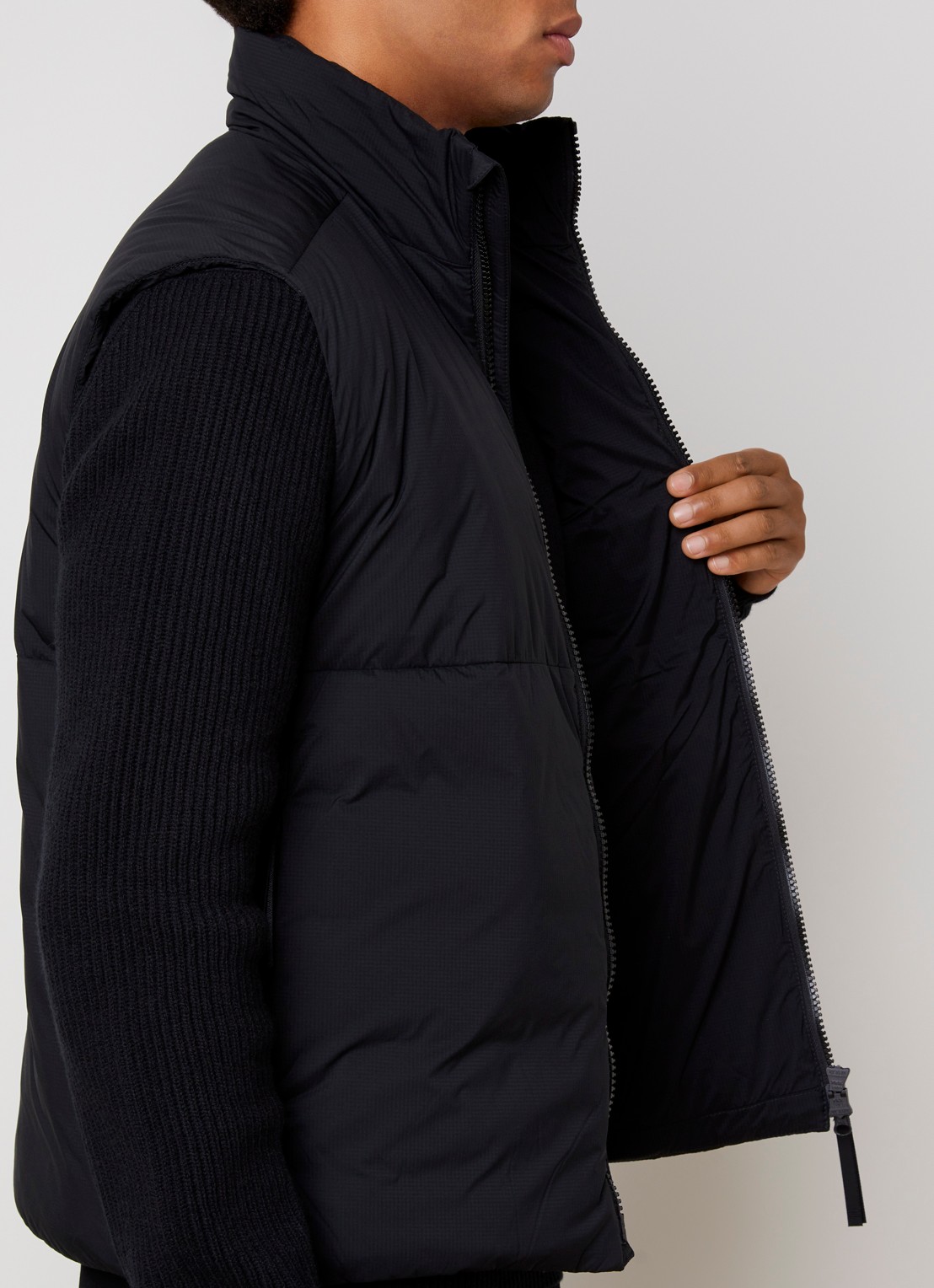 Canada Goose Lodge gewatteerde bodywarmer met ritszakken - detail 4 zwart