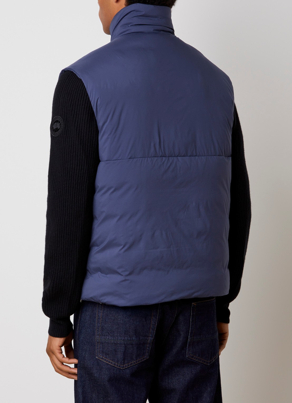 Canada Goose Lodge gewatteerde bodywarmer met ritszakken - achterkant 4 staalblauw