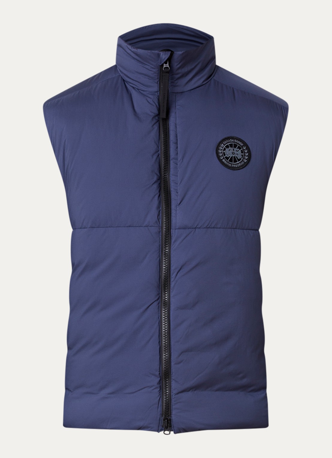 Canada Goose Lodge gewatteerde bodywarmer met ritszakken - voorkant 5 staalblauw