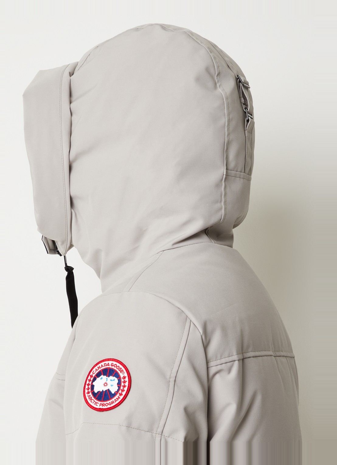 Canada Goose MacMillan gewatteerde parka met donsvulling en capuchon - detail 3 zand