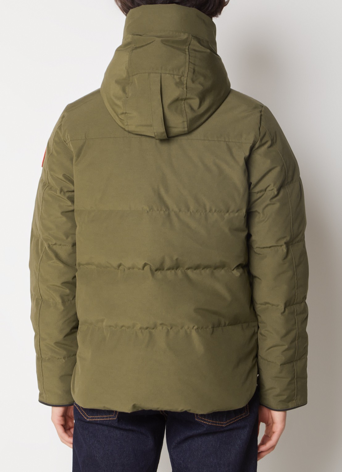 Canada Goose MacMillan gewatteerde parka met donsvulling en capuchon - achterkant 7 mosgroen