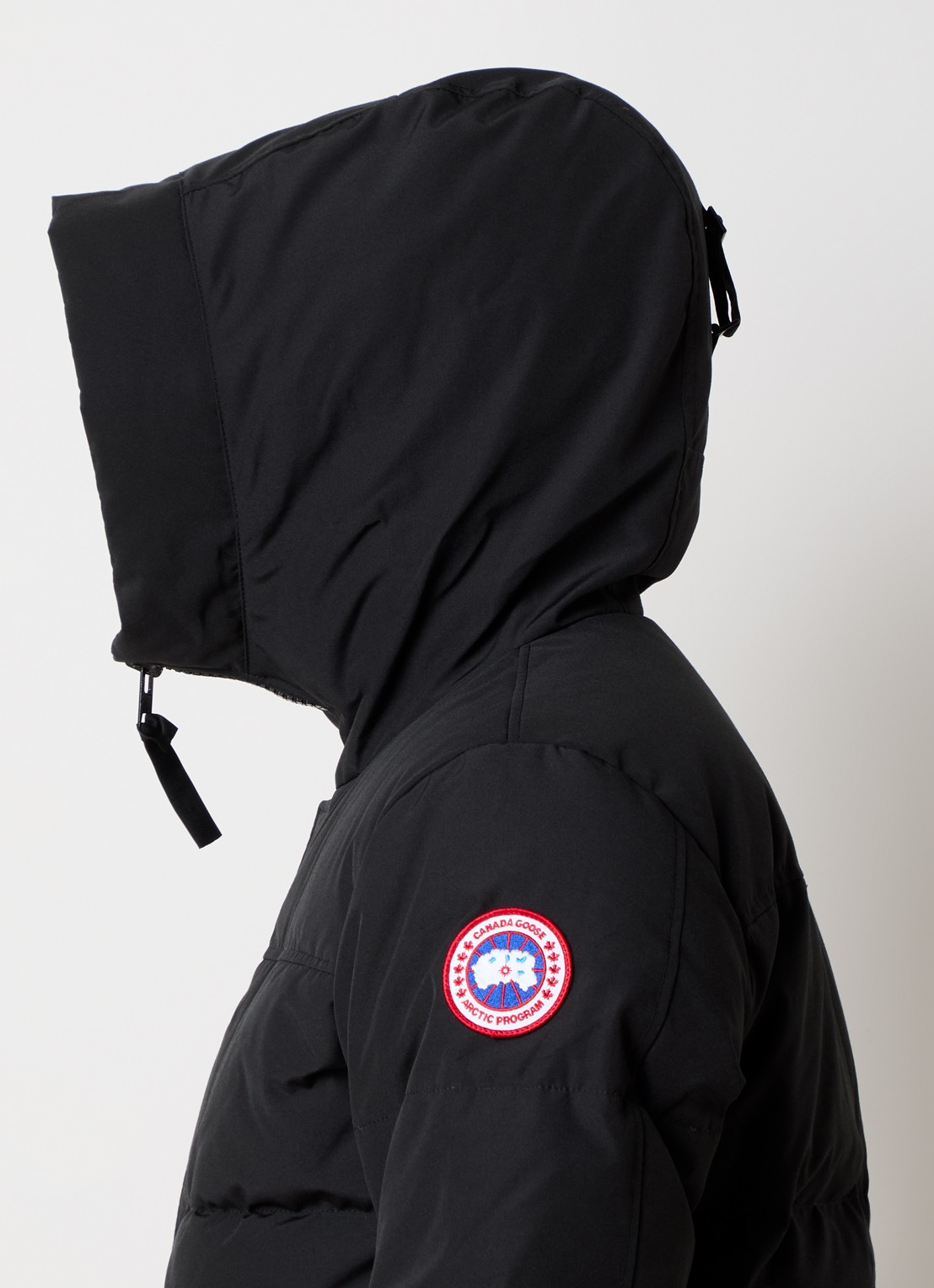 Canada Goose Macmillan gewatteerde parka met donsvulling en steekzakken - detail 5 zwart