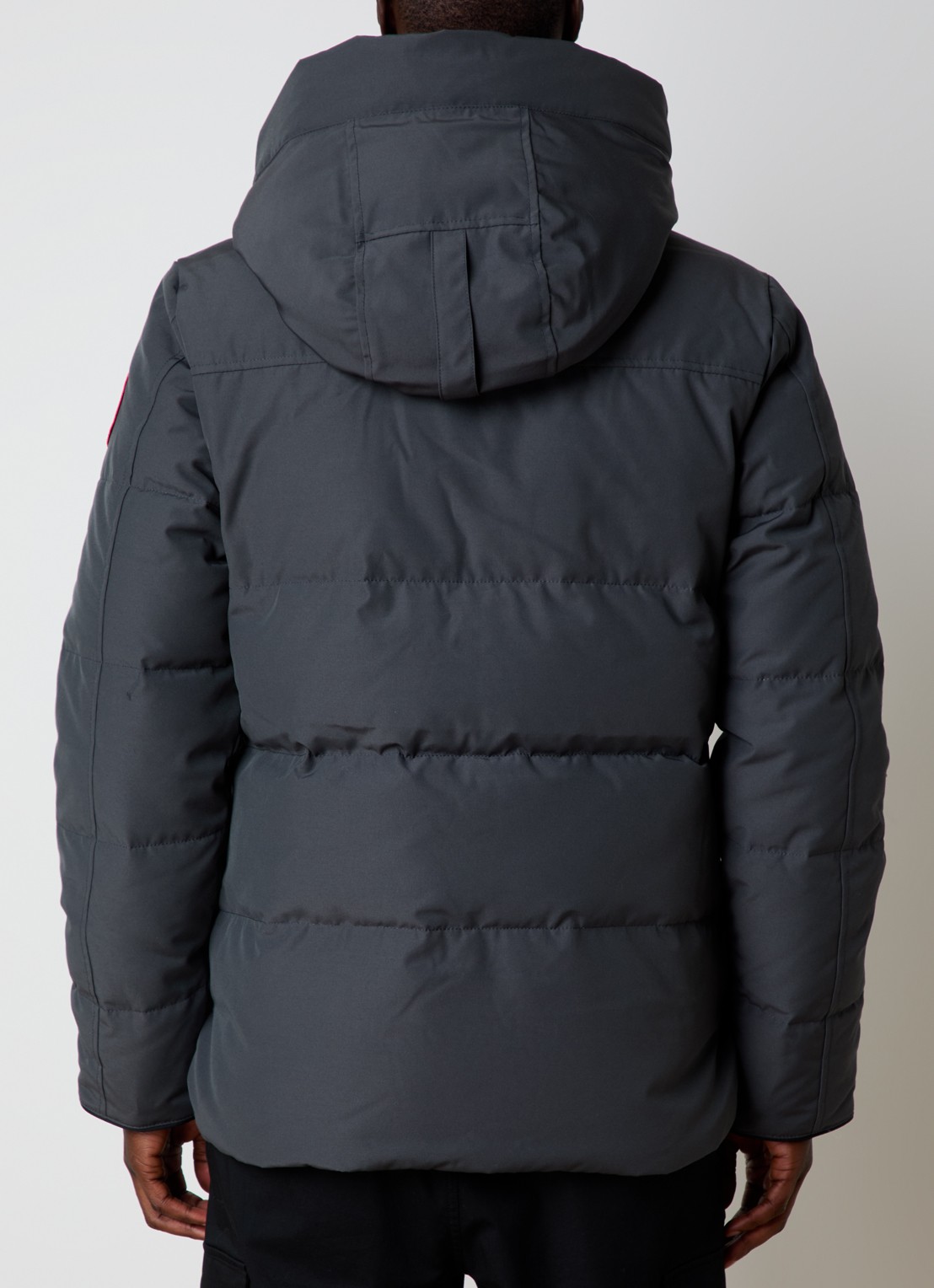 Canada Goose Macmillan gewatteerde parka met donsvulling en steekzakken - achterkant 4 donkergrijs