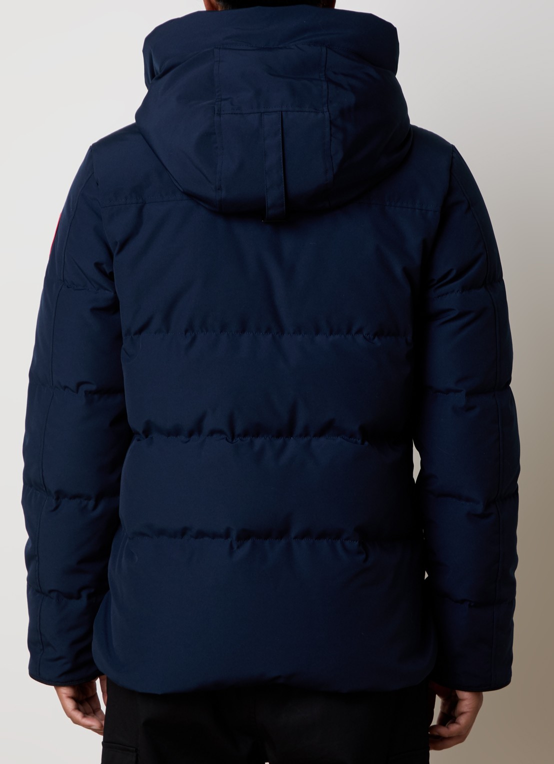 Canada Goose Macmillan gewatteerde parka met donsvulling en steekzakken - achterkant 4 donkerblauw