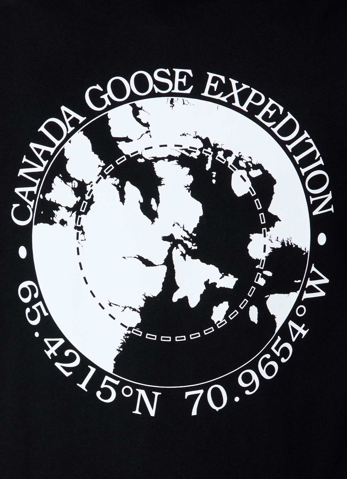 Canada Goose Novo T-shirt met logo- en backprint - detail 2 zwart