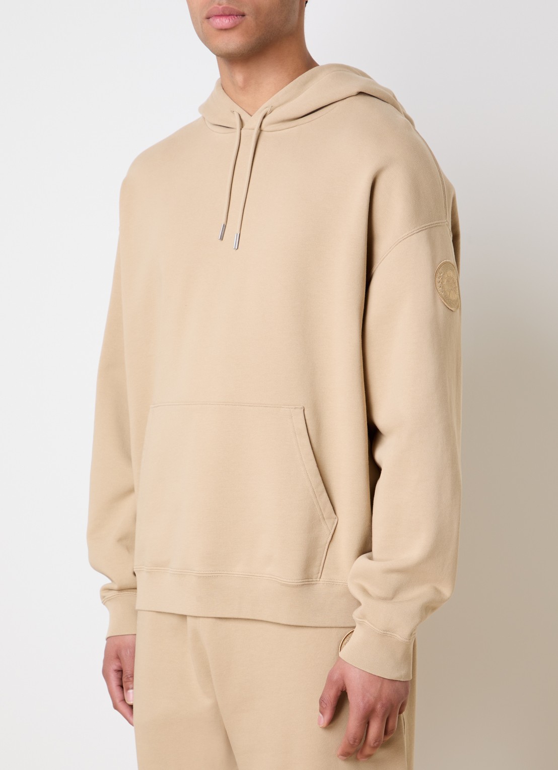 Canada Goose Rove hoodie met logo - detail beige
