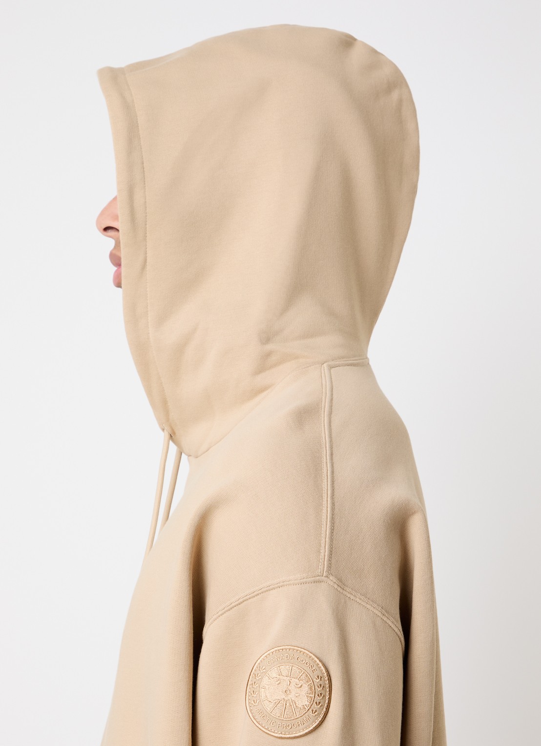 Canada Goose Rove hoodie met logo - detail 2 beige