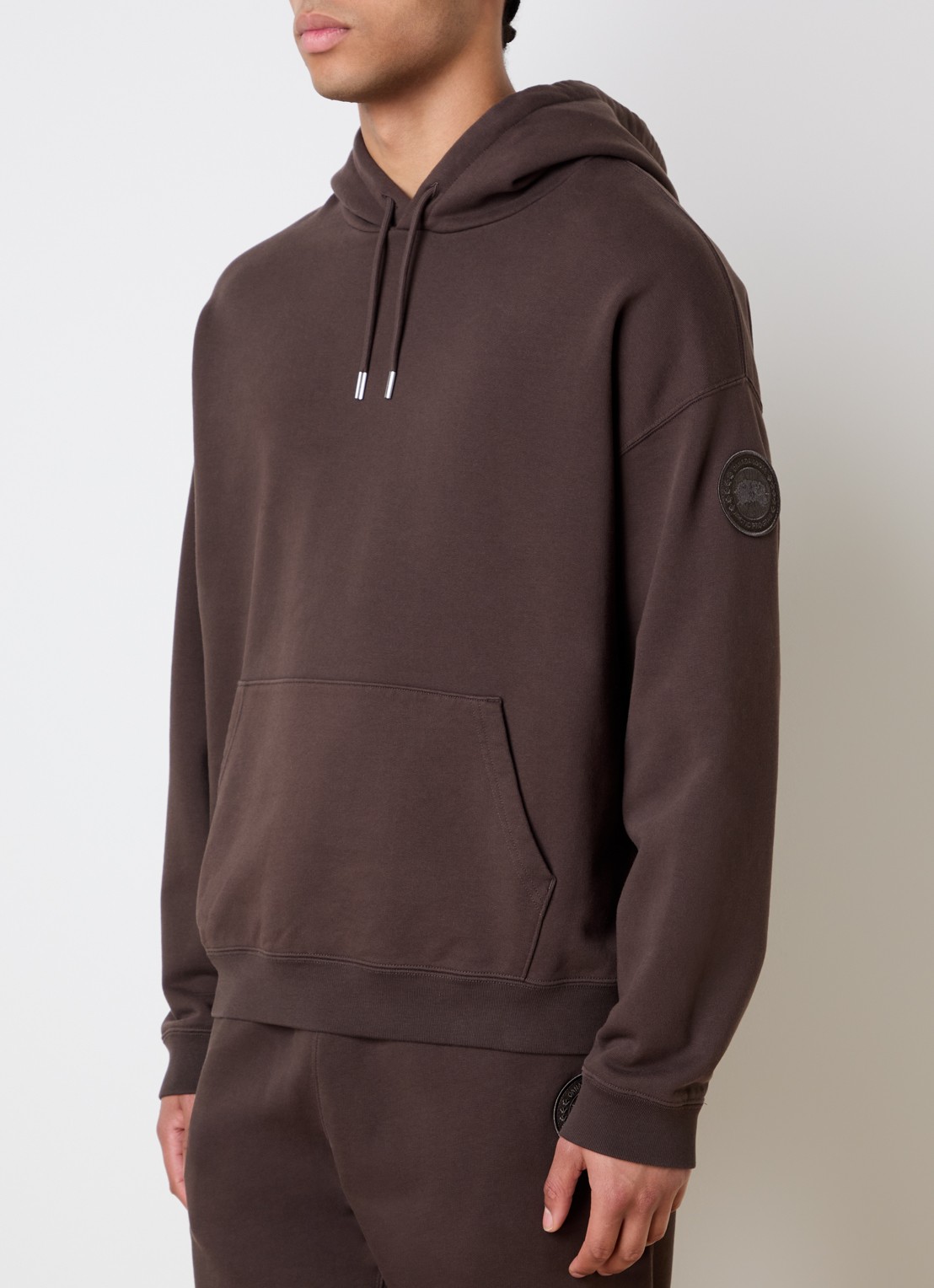 Canada Goose Rove hoodie met logo - detail 4 bruin