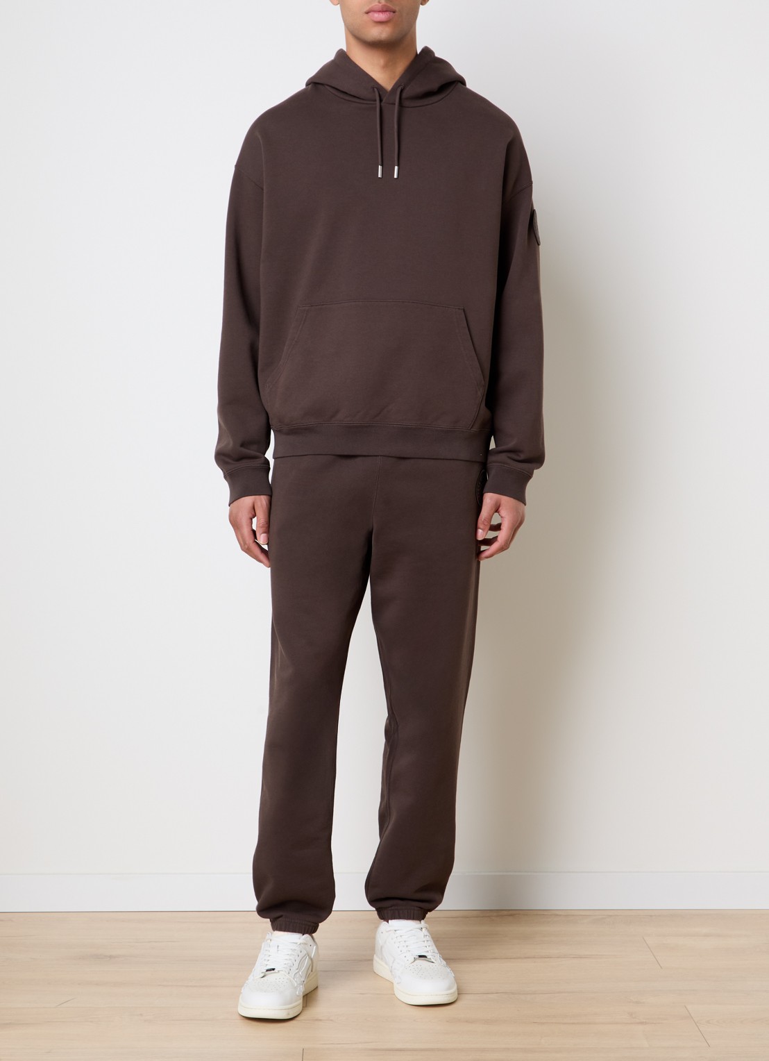Canada Goose Rove hoodie met logo - voorkant 3 bruin