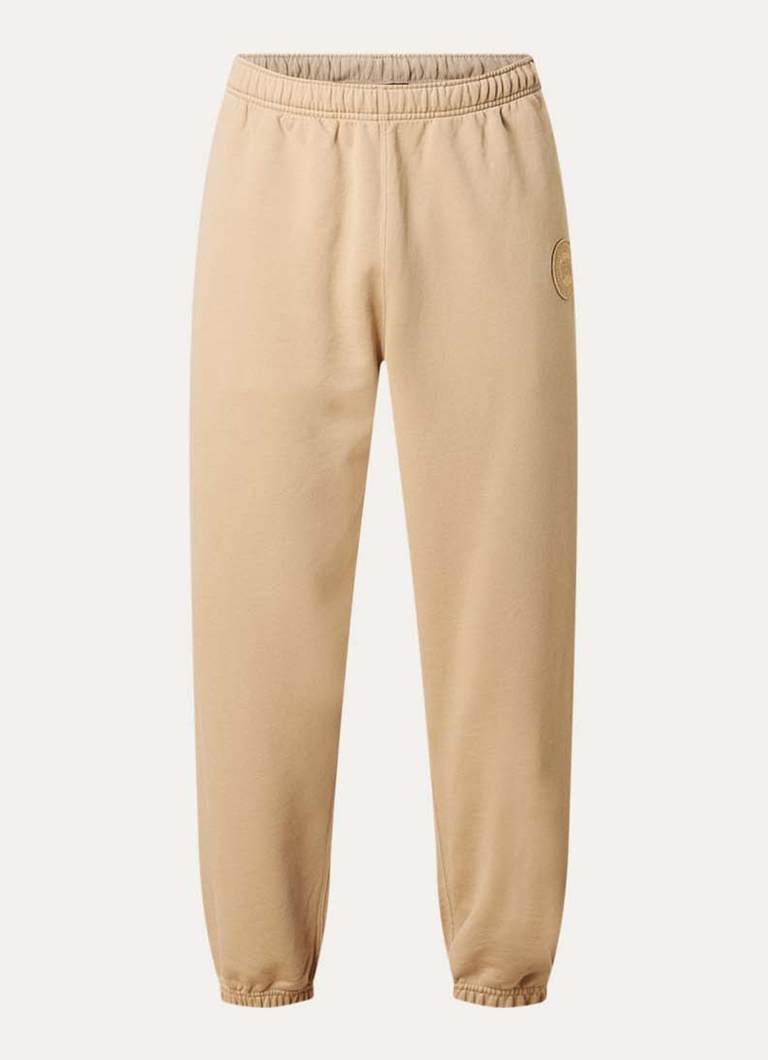 Canada Goose Rove tapered fit joggingbroek met logo - voorkant beige