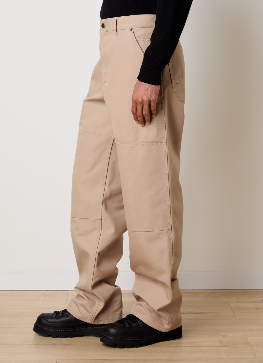 Canada Goose Wide fit cargobroek met steekzakken - detail 5 camel