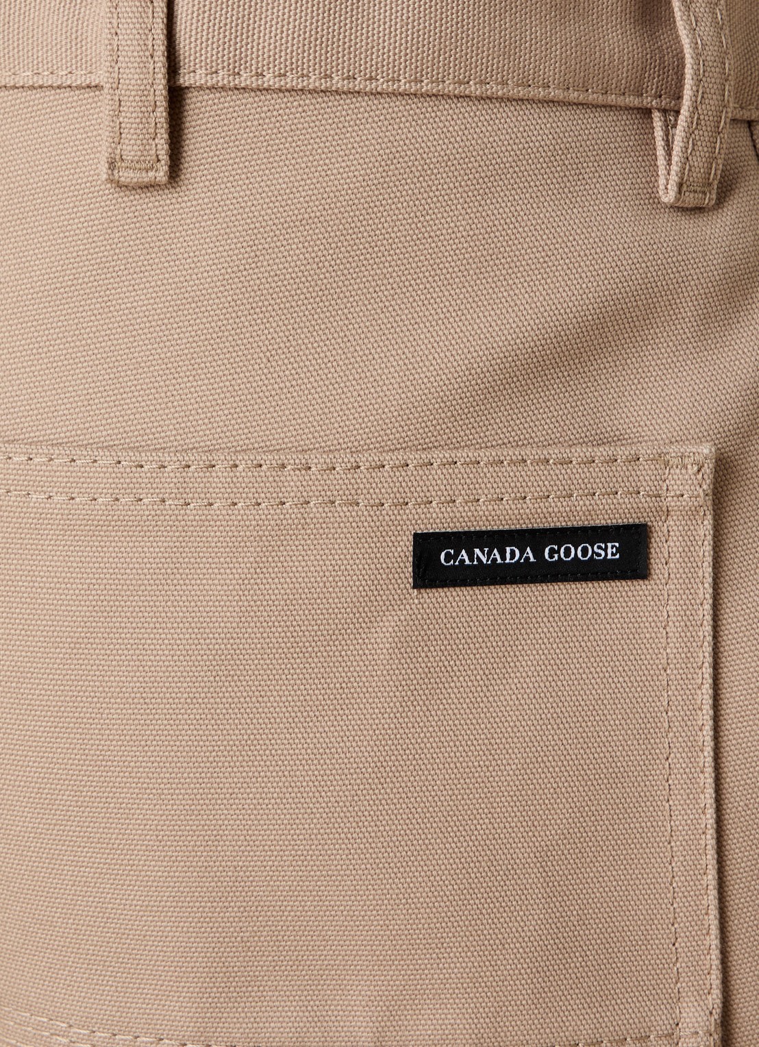 Canada Goose Wide fit cargobroek met steekzakken - detail 6 camel