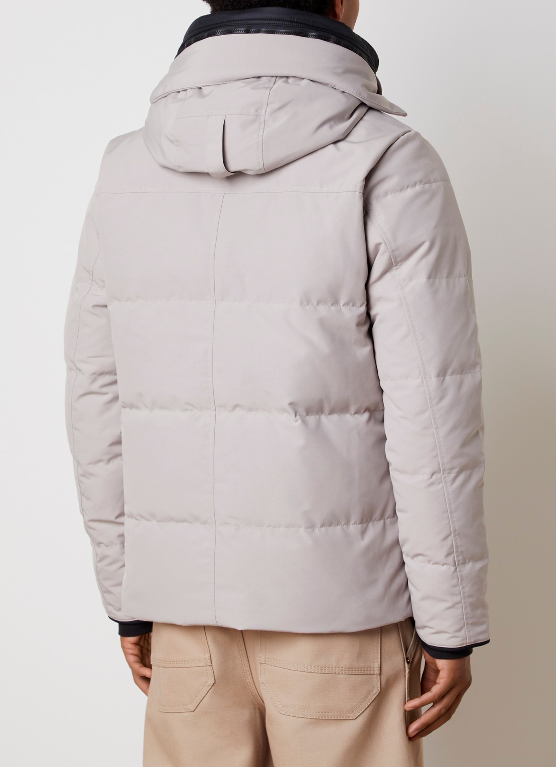 Canada Goose Wyndham gewatteerde parka met donsvulling en waterafstotende coating - achterkant 3 creme