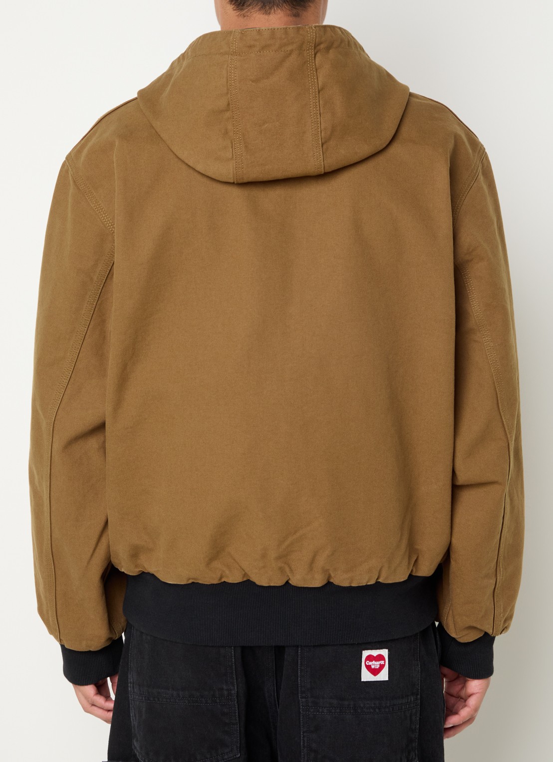 Carhartt WIP 50th Anniversary Edition Active reversible bomberjack met capuchon - achterkant camel