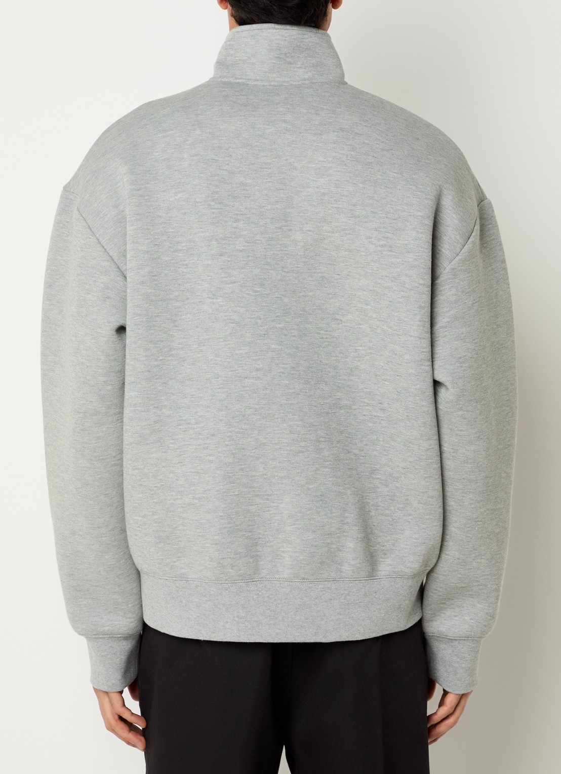 Carhartt WIP Alda sweatvest met logo - achterkant 3 grijsmele
