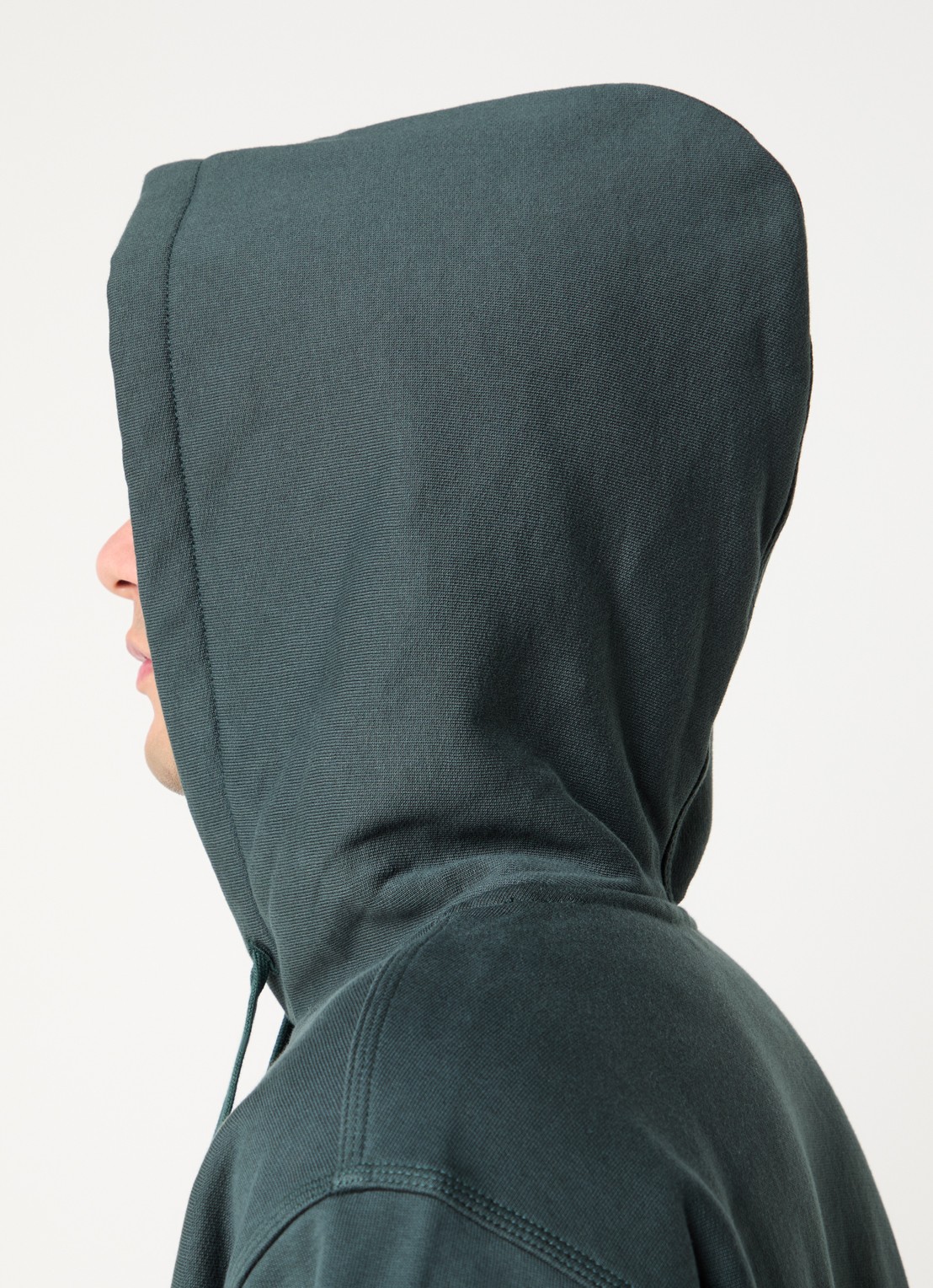 Carhartt WIP American Script hoodie met logoborduring - detail 5 groen