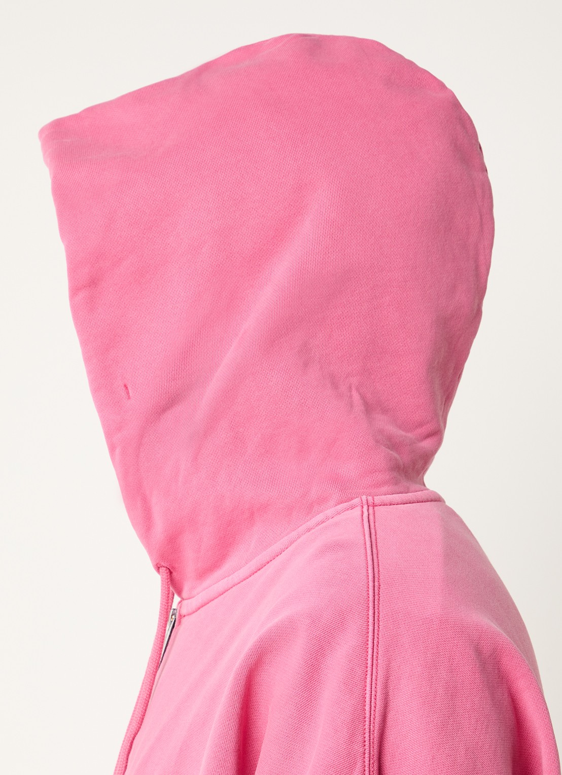 Carhartt WIP Benton sweatvest met logo - detail 2 roze