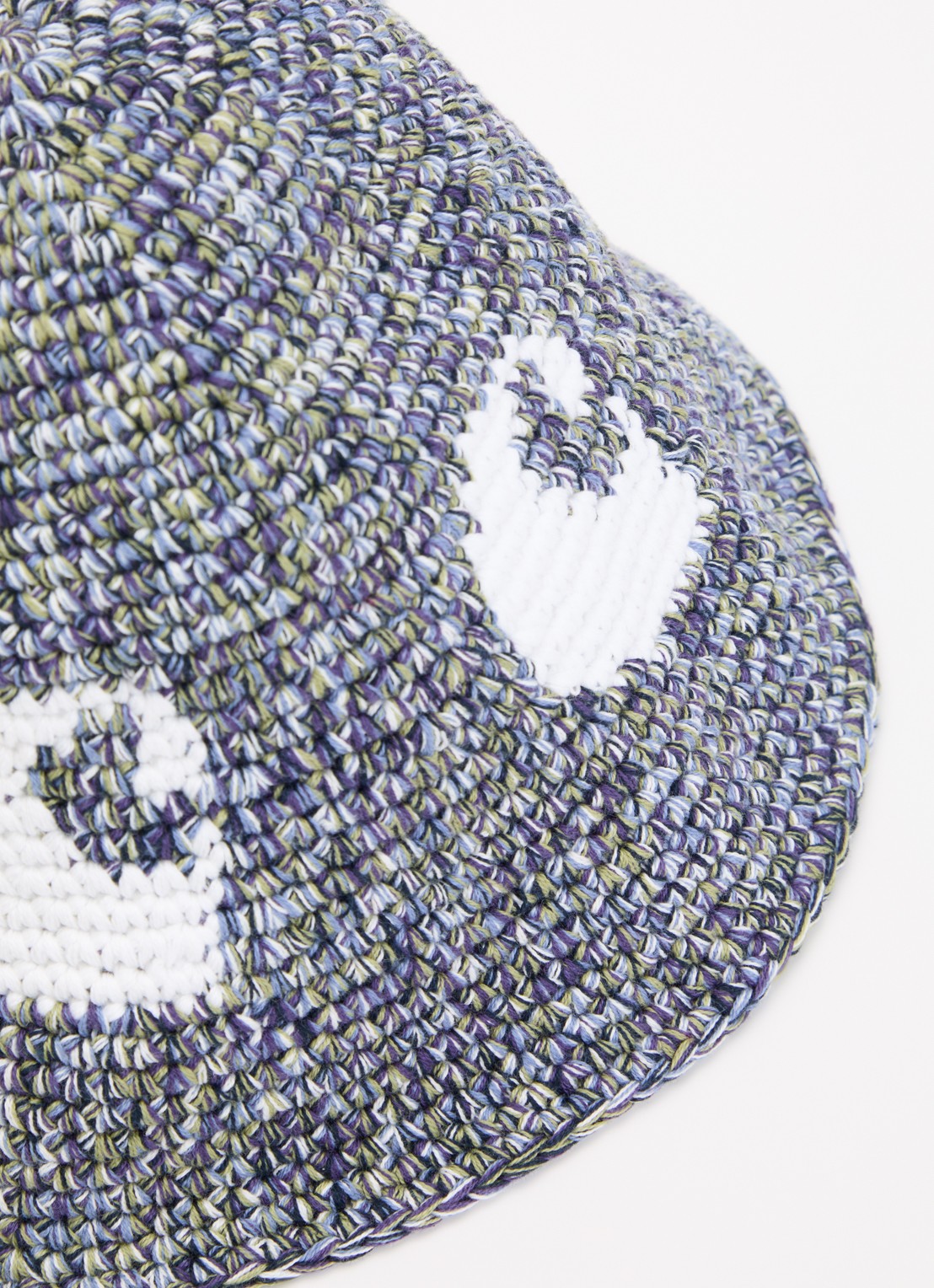 Carhartt WIP Cane bucket hoed met logo - detail paars