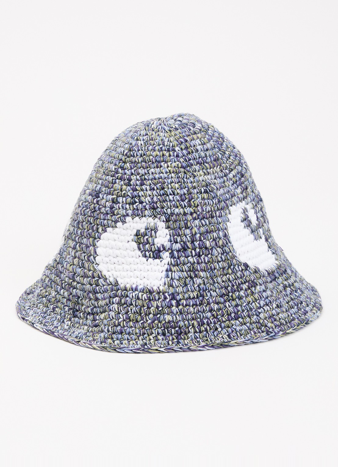 Carhartt WIP Cane bucket hoed met logo - voorkant 2 paars