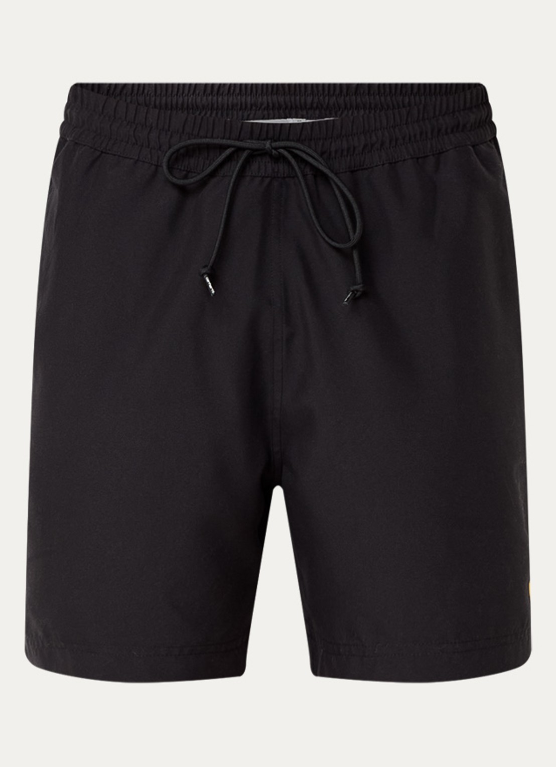 Carhartt WIP Chase zwemshorts met steekzakken en logo - voorkant 3 zwart