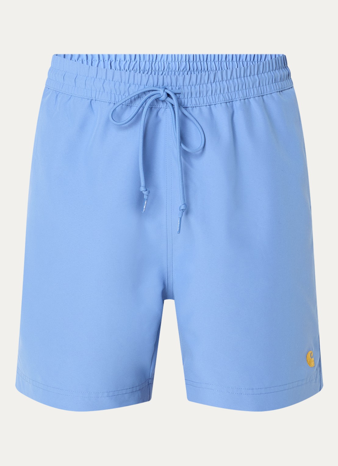 Carhartt WIP Chase zwemshorts met steekzakken - voorkant blauw