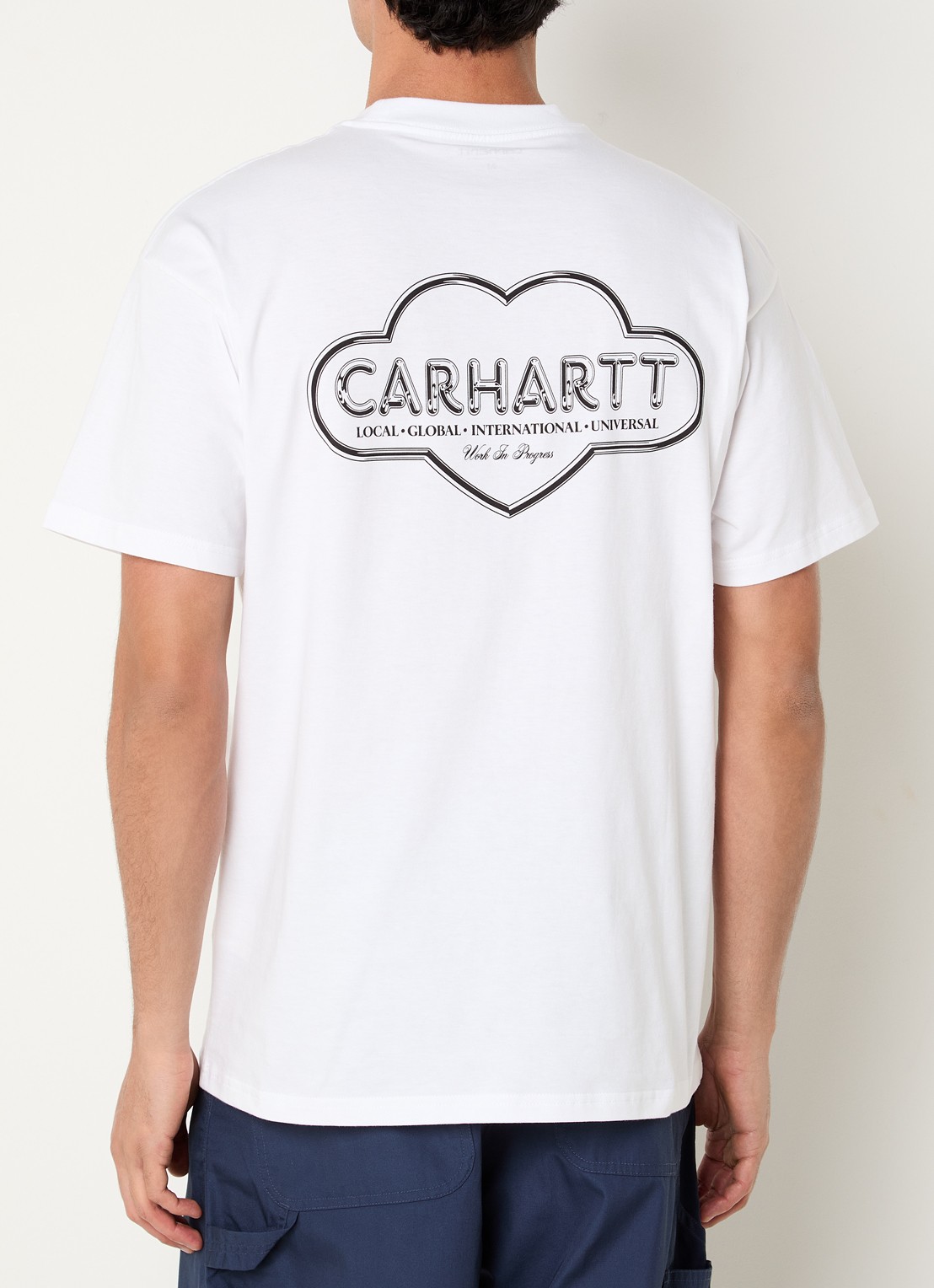 Carhartt WIP Cloud Heart T-shirt met print - detail 2 wit