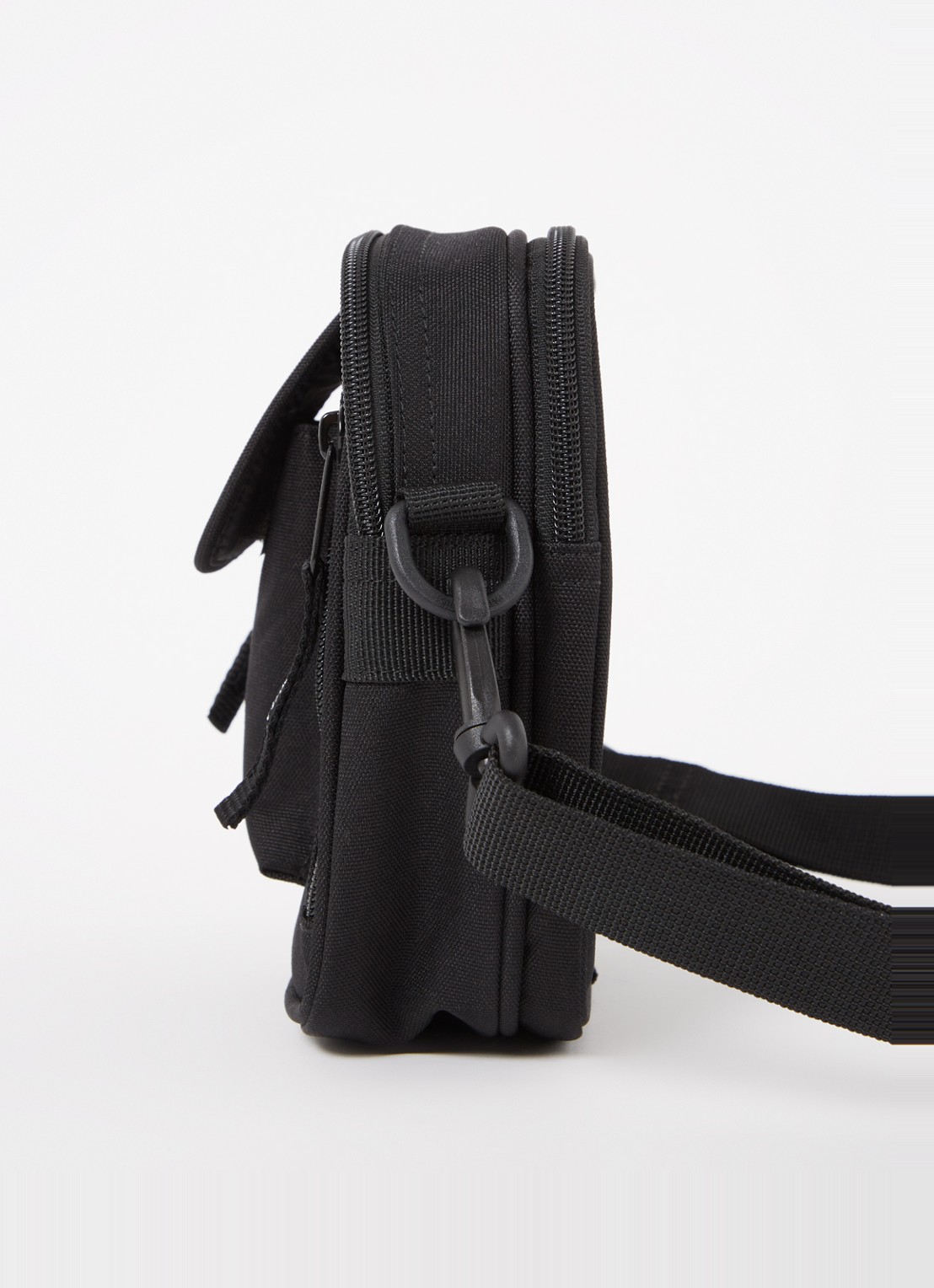 Carhartt WIP Essentials Small crossbodytas met logo - detail 4 zwart