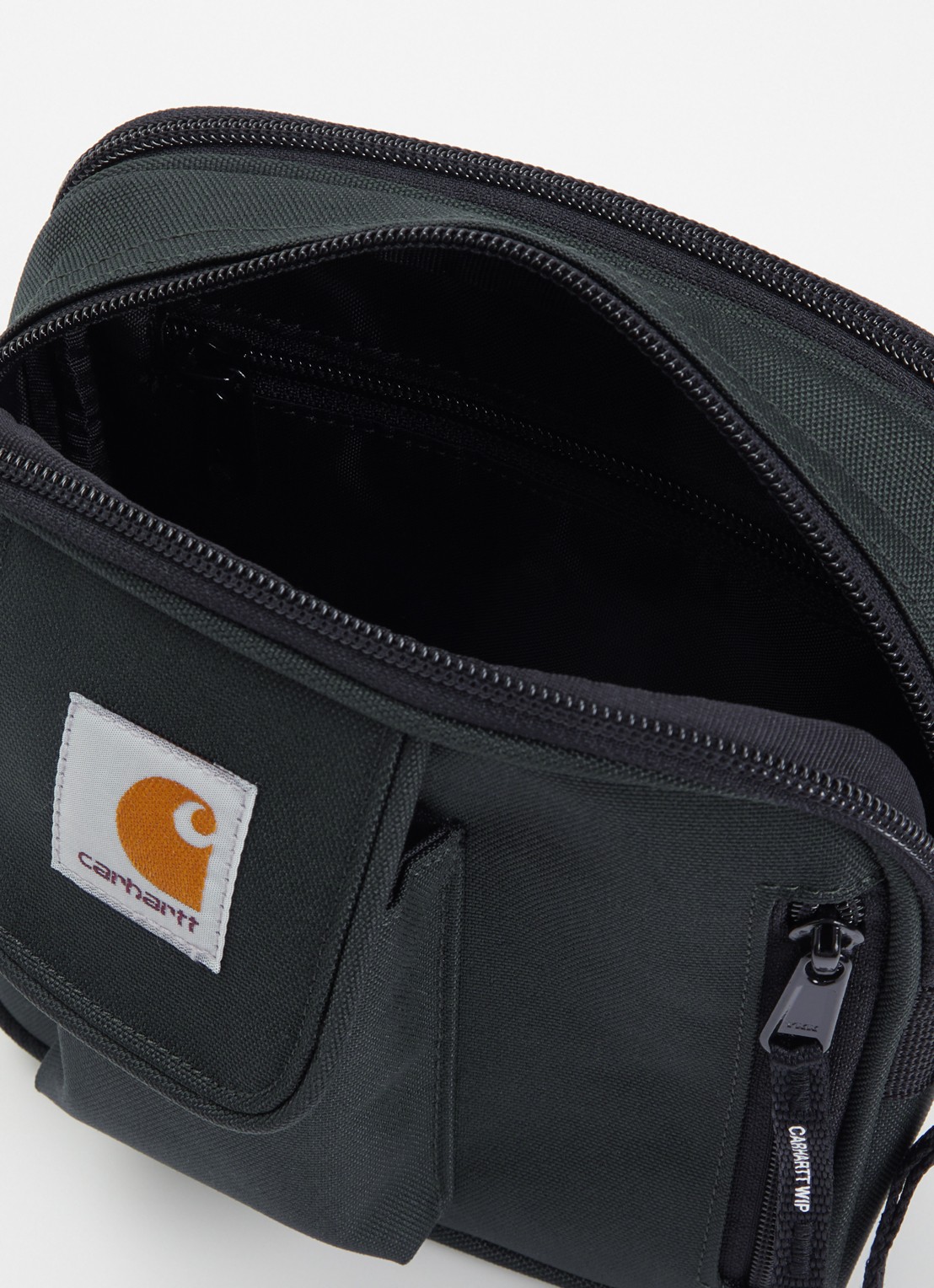 Carhartt WIP Essentials Small crossbodytas met logo - detail 2 groen