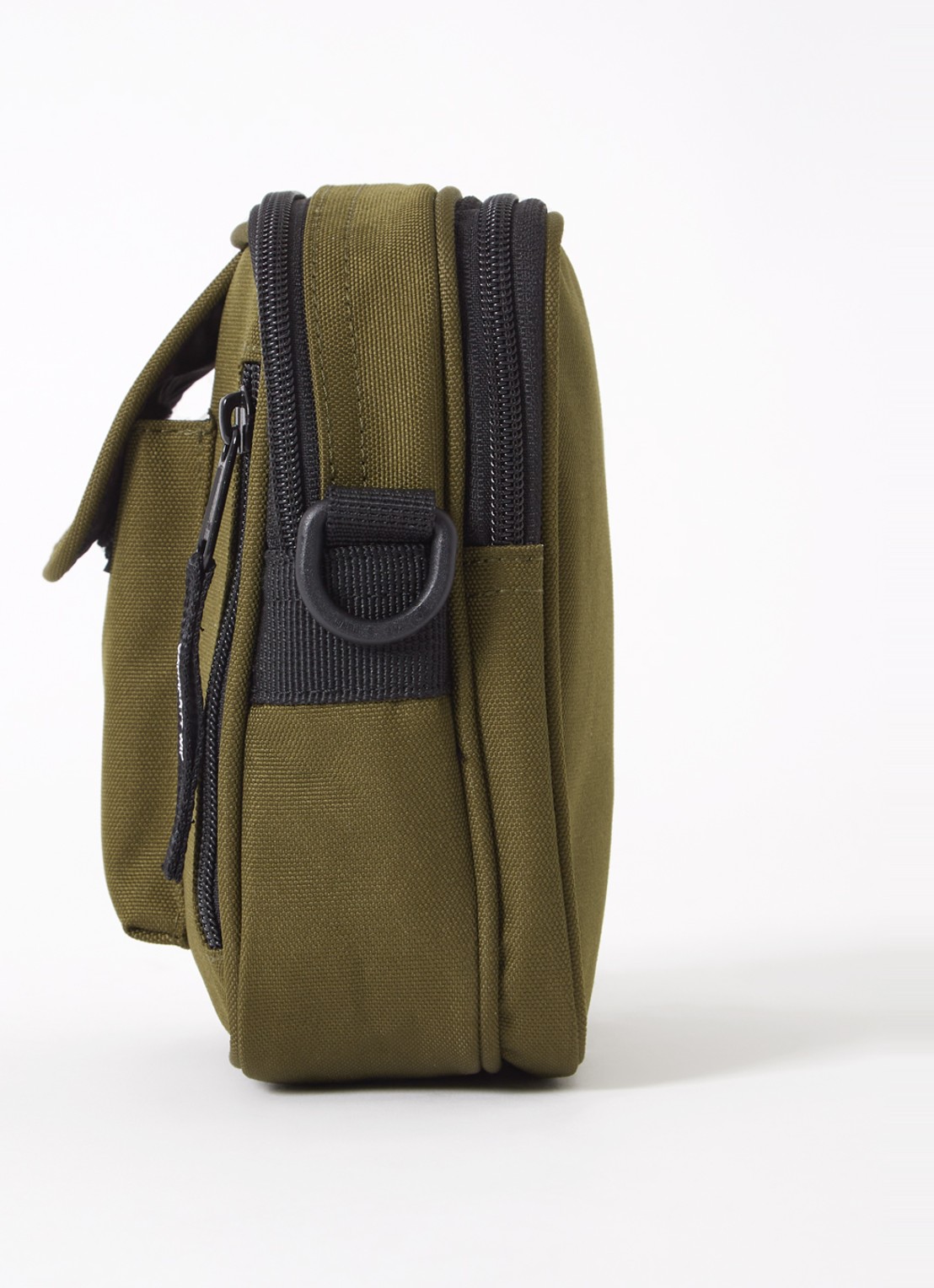 Carhartt WIP Essentials Small crossbodytas met logo - detail 7 legergroen