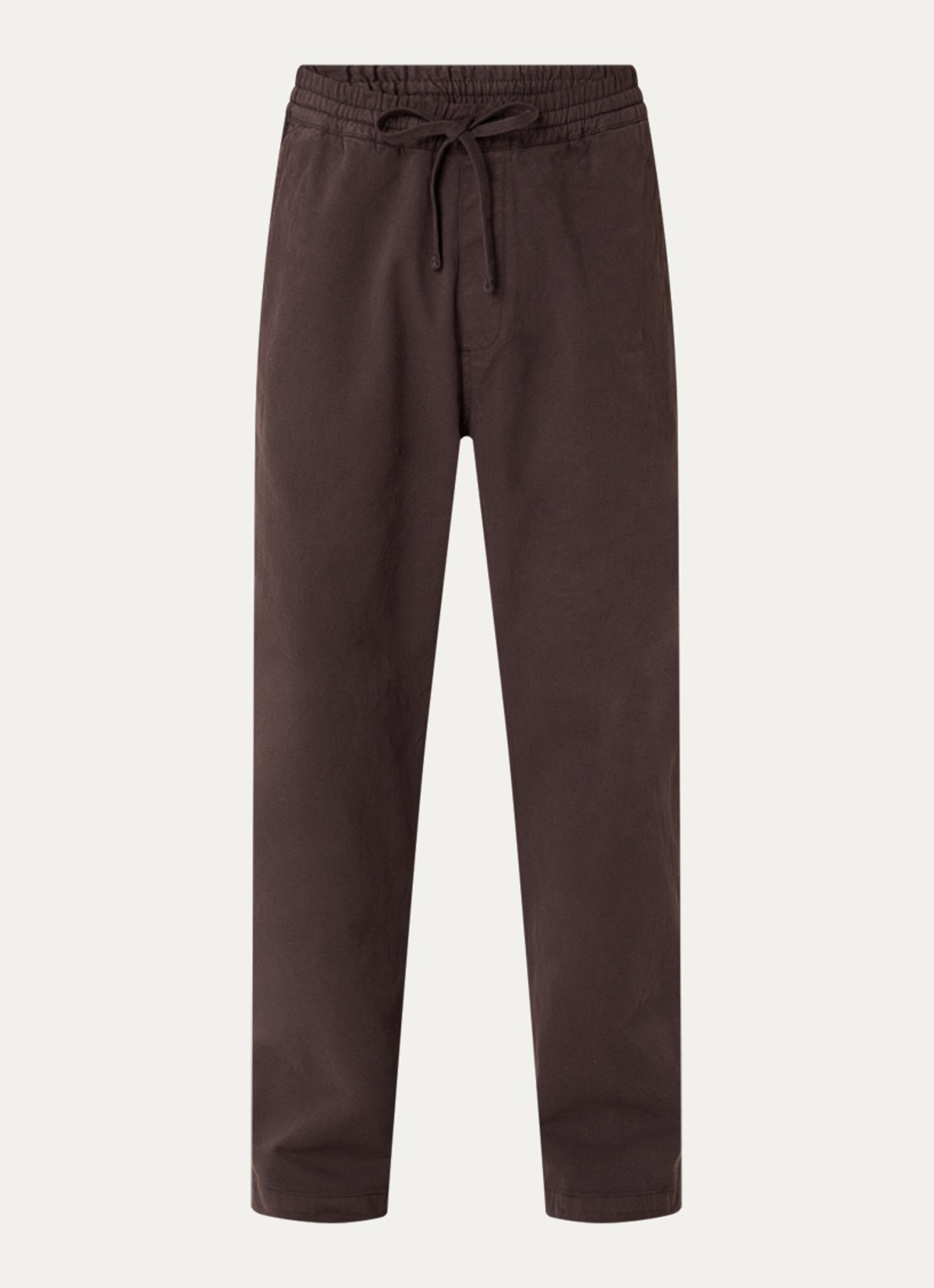 Carhartt WIP Floyde straight fit broek met steekzakken - voorkant bruin