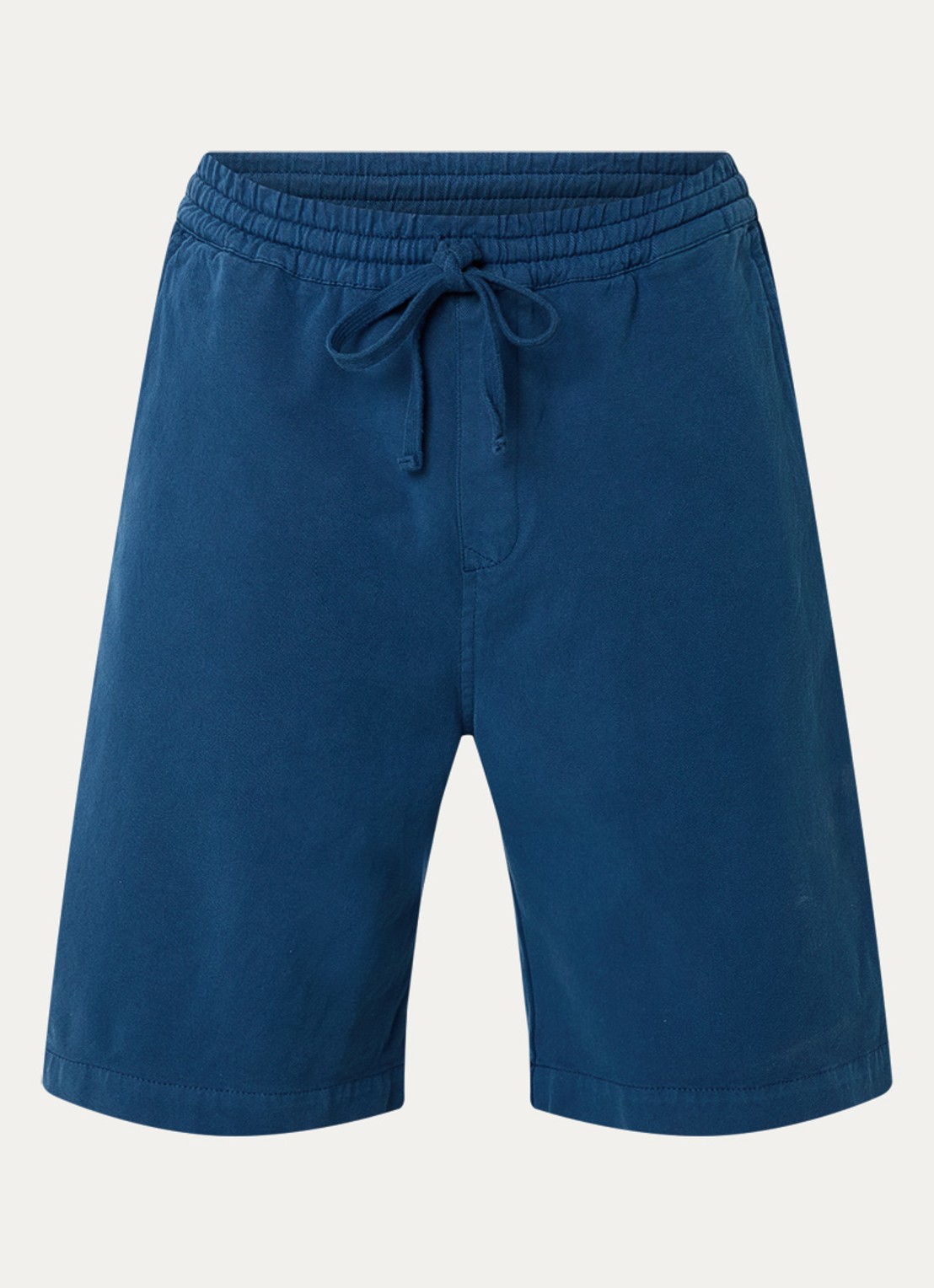 Carhartt WIP Floyde straight fit korte broek met steekzakken - voorkant 3 indigo
