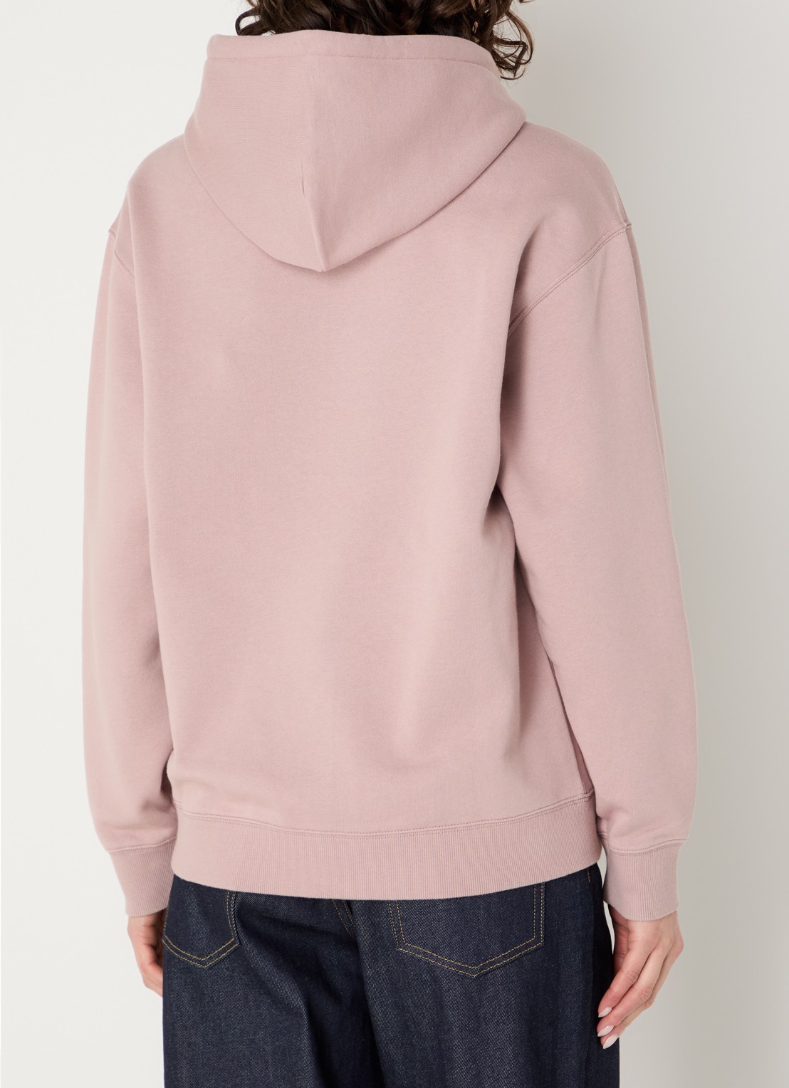 Carhartt WIP Hoodie met logoborduring - achterkant 3 oudroze