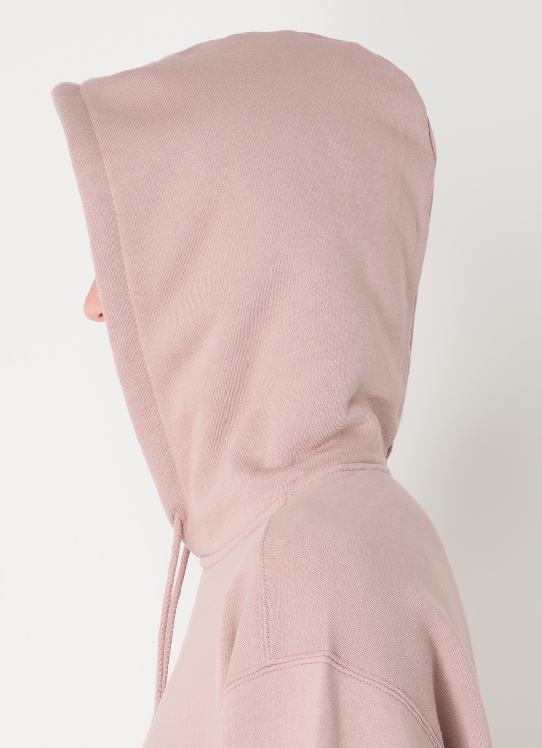 Carhartt WIP Hoodie met logoborduring - detail 5 oudroze