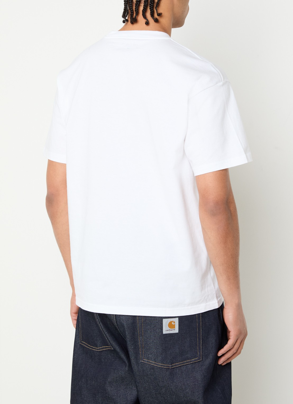 Carhartt WIP Hot Cob T-shirt met logoprint - achterkant 4 wit