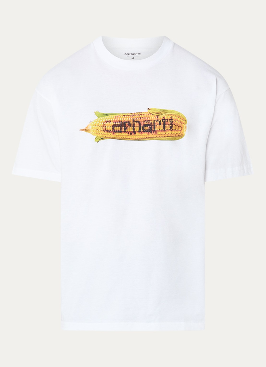 Carhartt WIP Hot Cob T-shirt met logoprint - voorkant wit
